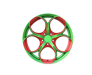 Green forged magnesium wheel